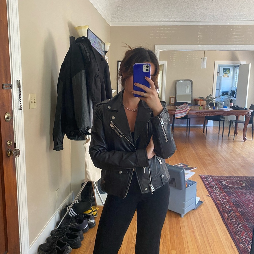 COACH AUTHENTIC LEATHER MOTO JACKET